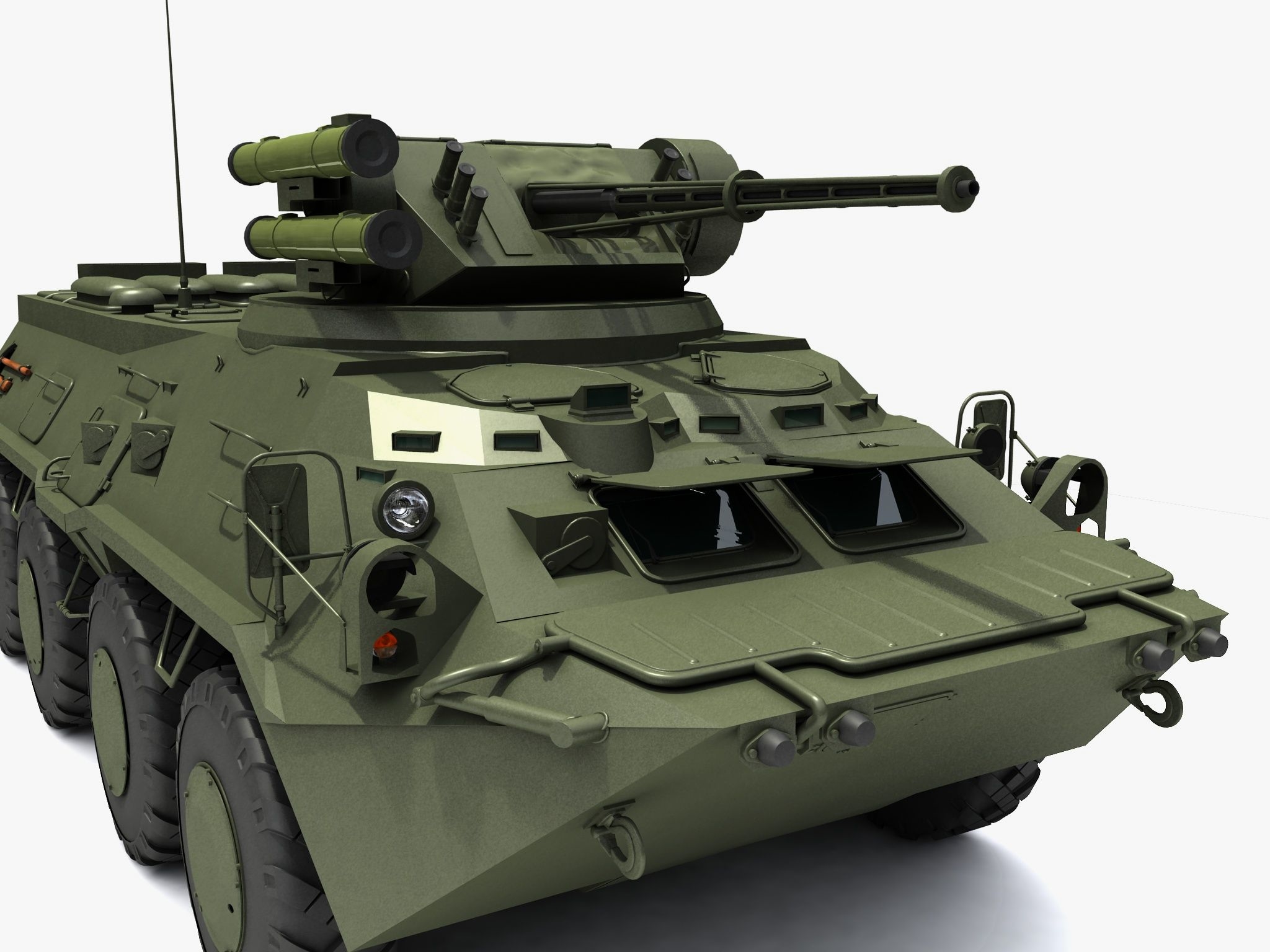 BTR 3 Rigged