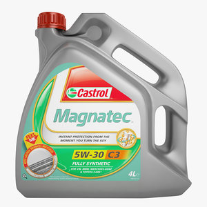 3d castrol magnatec oil model