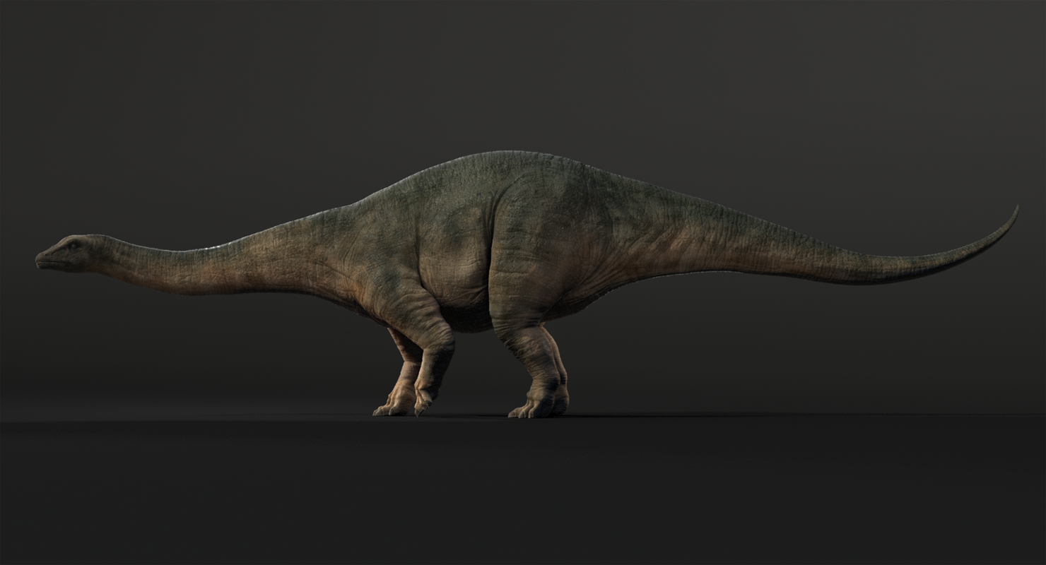 3d brontosaurus