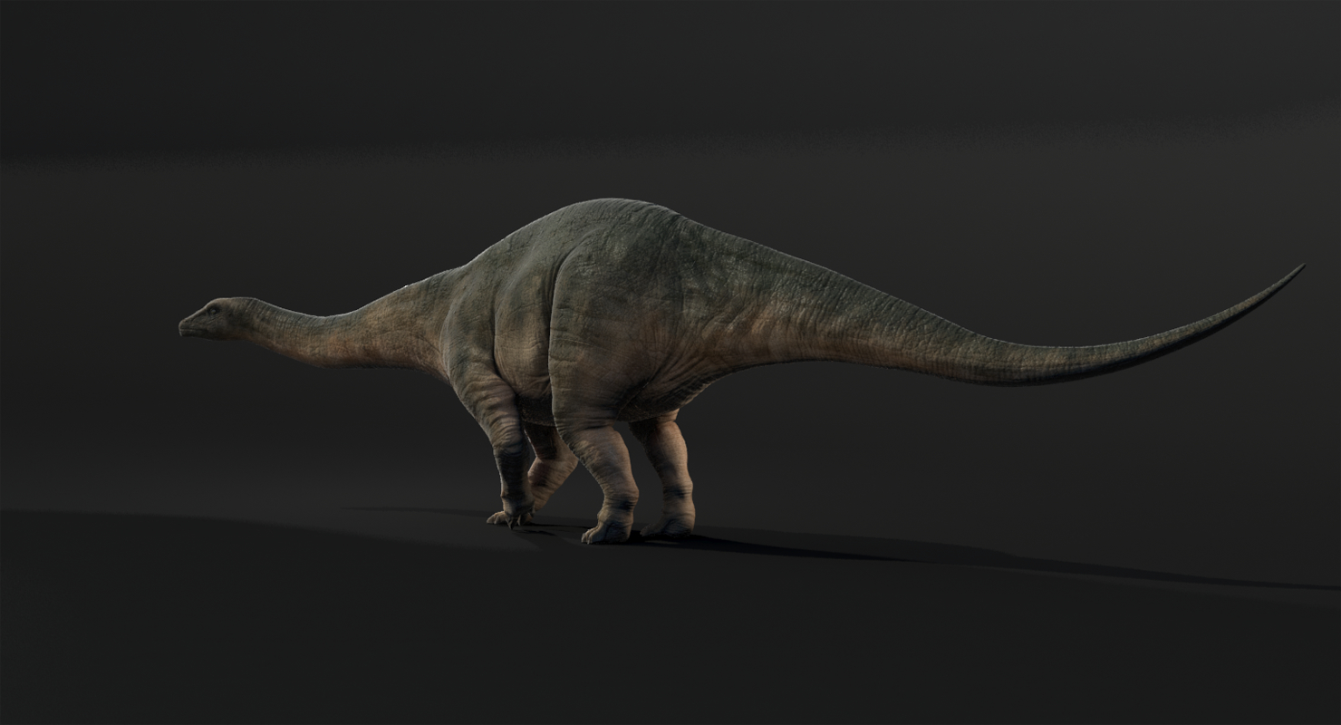 realistic brontosaurus