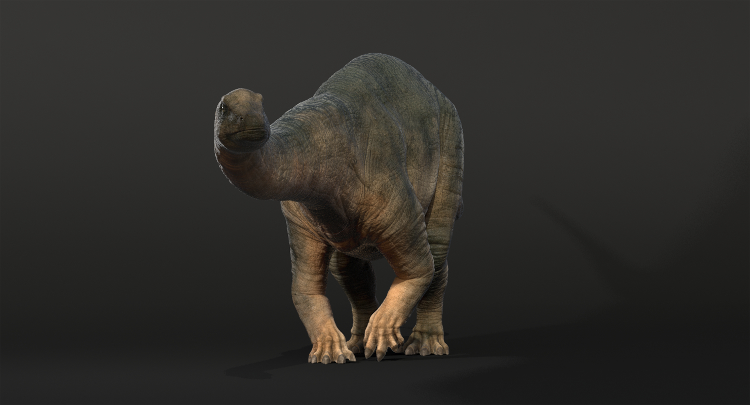 realistic brontosaurus