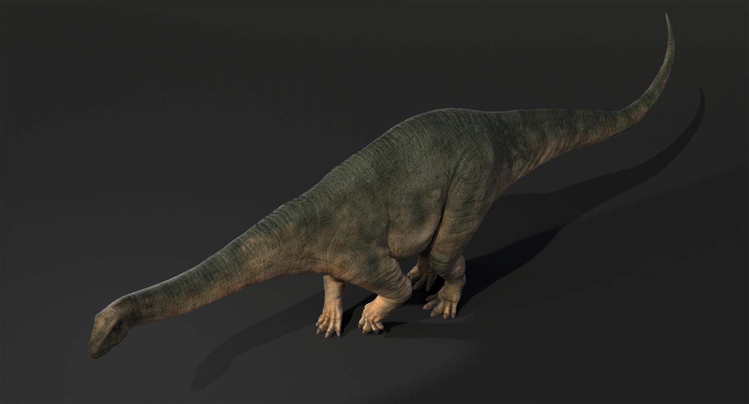 realistic brontosaurus