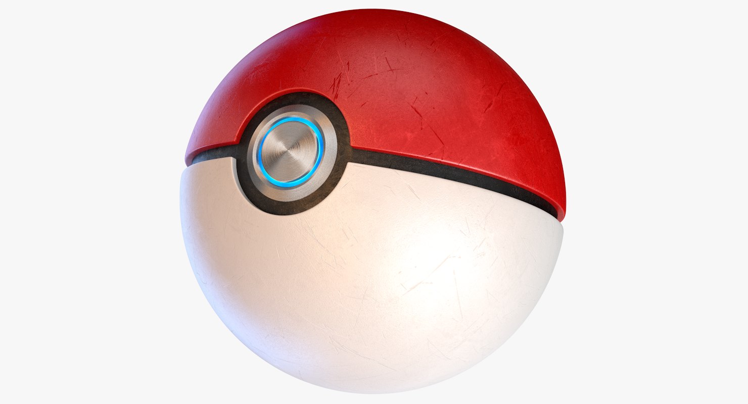 3d pokemon ball