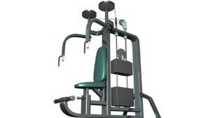 flys cable gym machine 3d ma