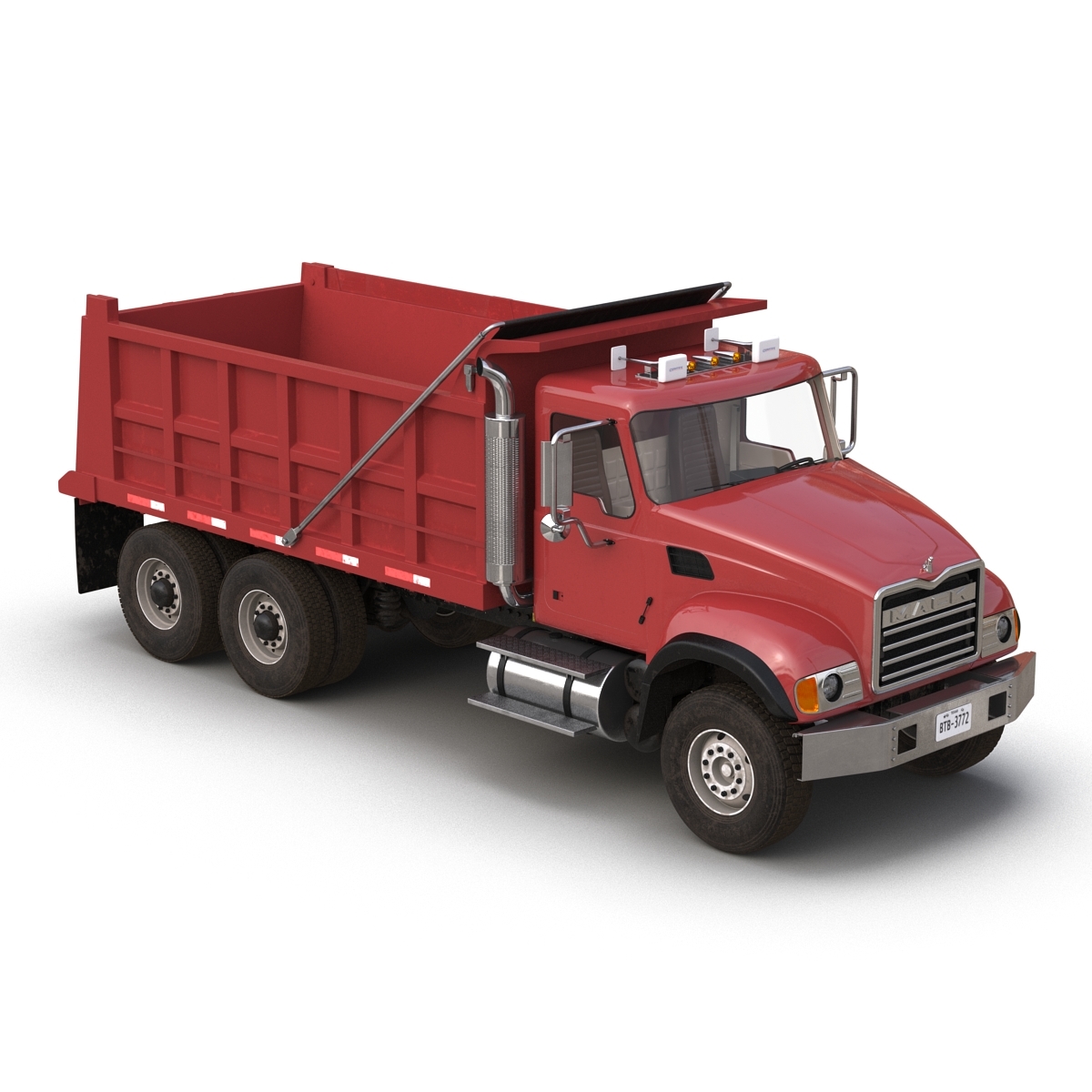 3d max dump truck mack