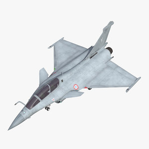 3d max french fighter dassault rafale
