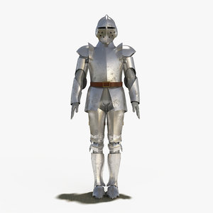 knight armor 1 3d model