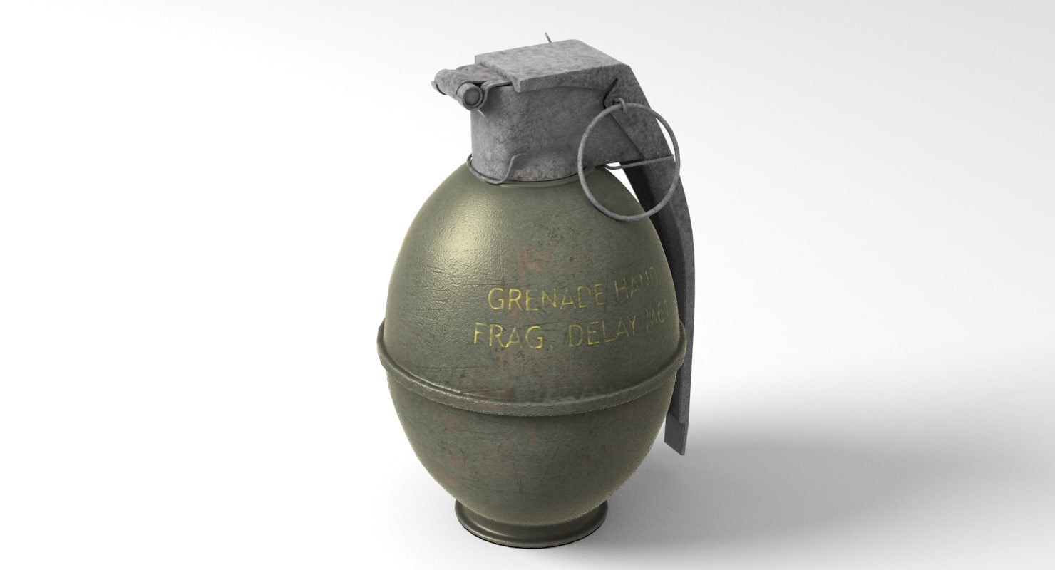 grenade m61 3d model