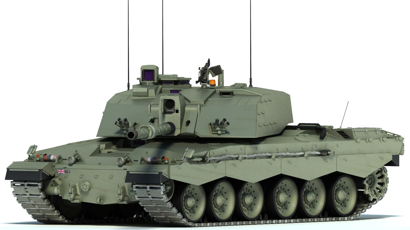 Urter smidig tit 3d model of challenger 2 mbt tank