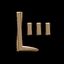 egyptian hieroglyphics symbols 3d model