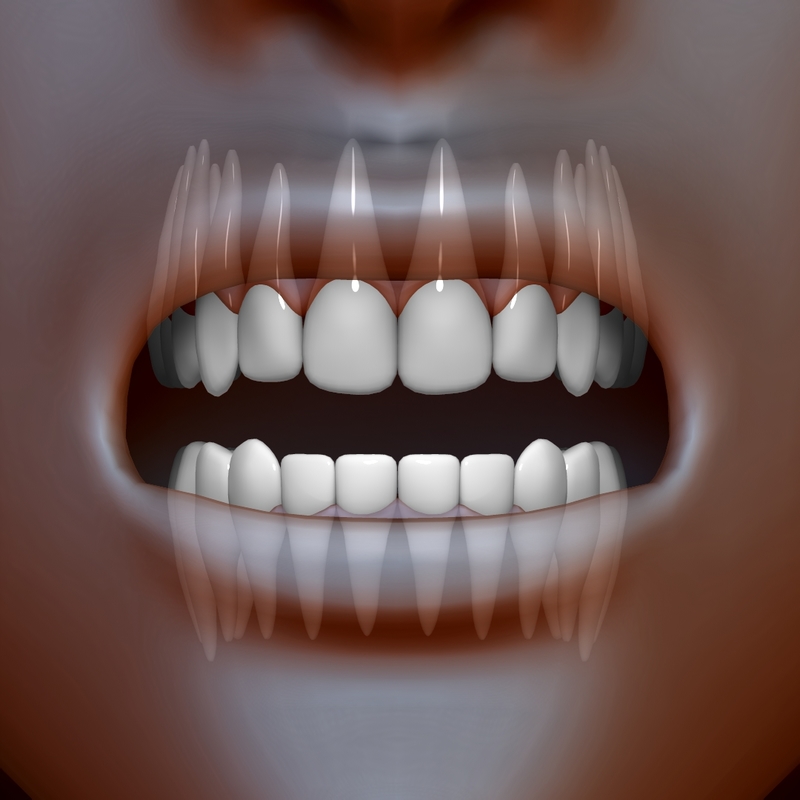 teeth 3d c4d