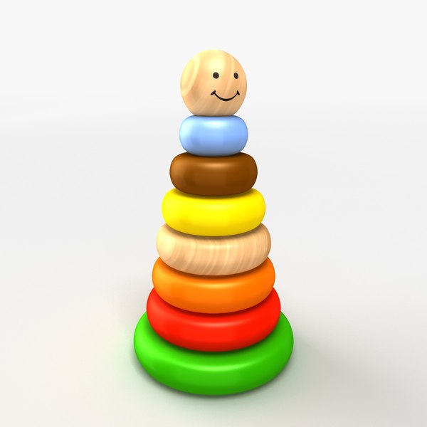 3d model stacking toy