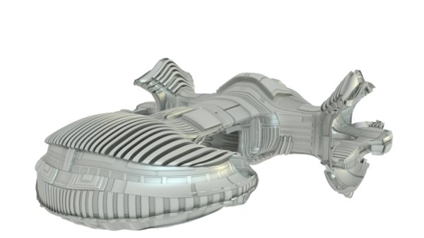 modelo 3d Nave espacial de baja poli de alta calidad - TurboSquid 1064768