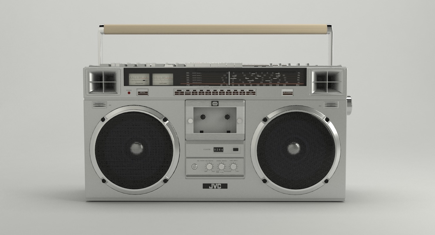 jvc boombox 3d max