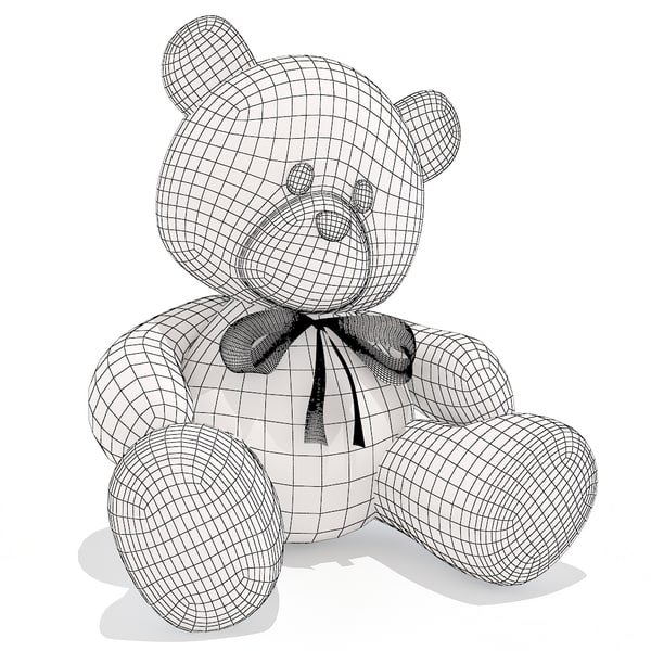 oasis teddy bear 3d