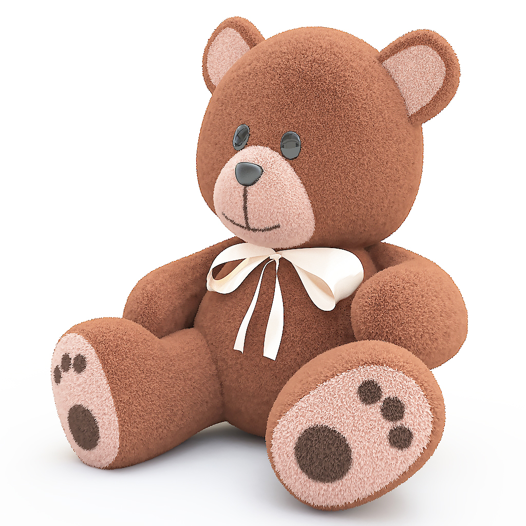 oasis teddy bear 3d