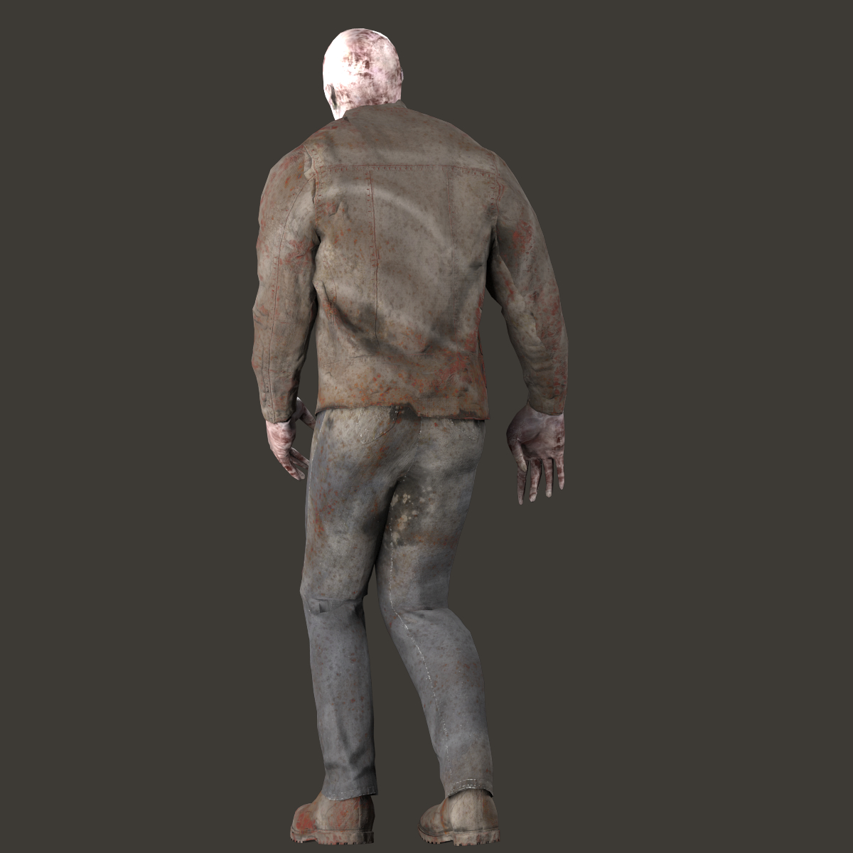 rigged zombie 3d 3ds