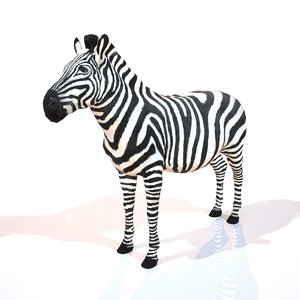3d zebra
