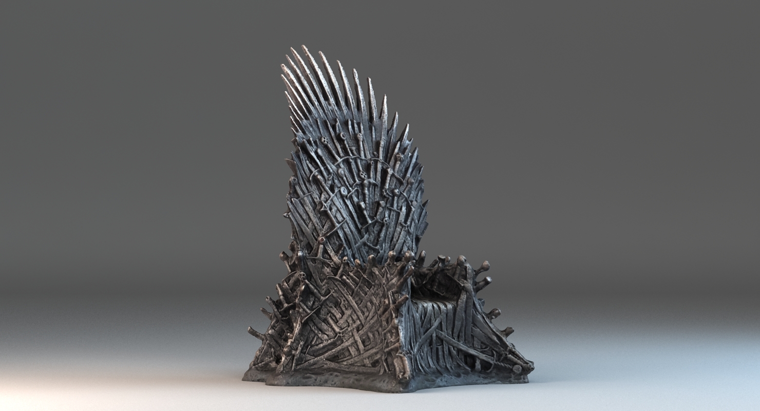 3d iron throne