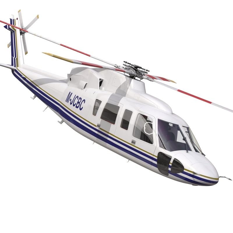 max helicopter sikorsky s76 rigged