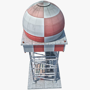 radar tower obj