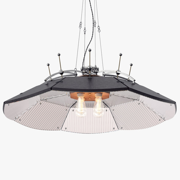 3d Model Of Mirror Scientific Light