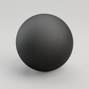 Maya Shader Matt Black Plastic