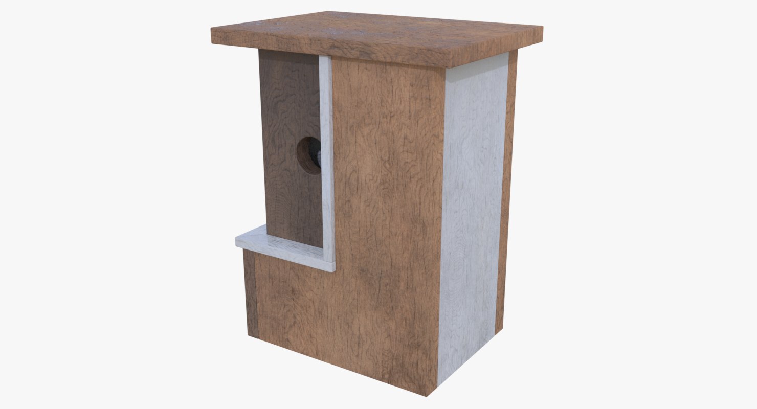 3d subdivision birdhouse blender