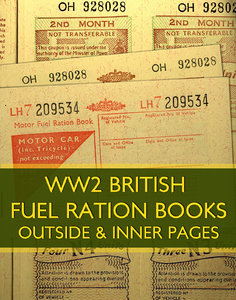 WW2 Fuel Ration Book