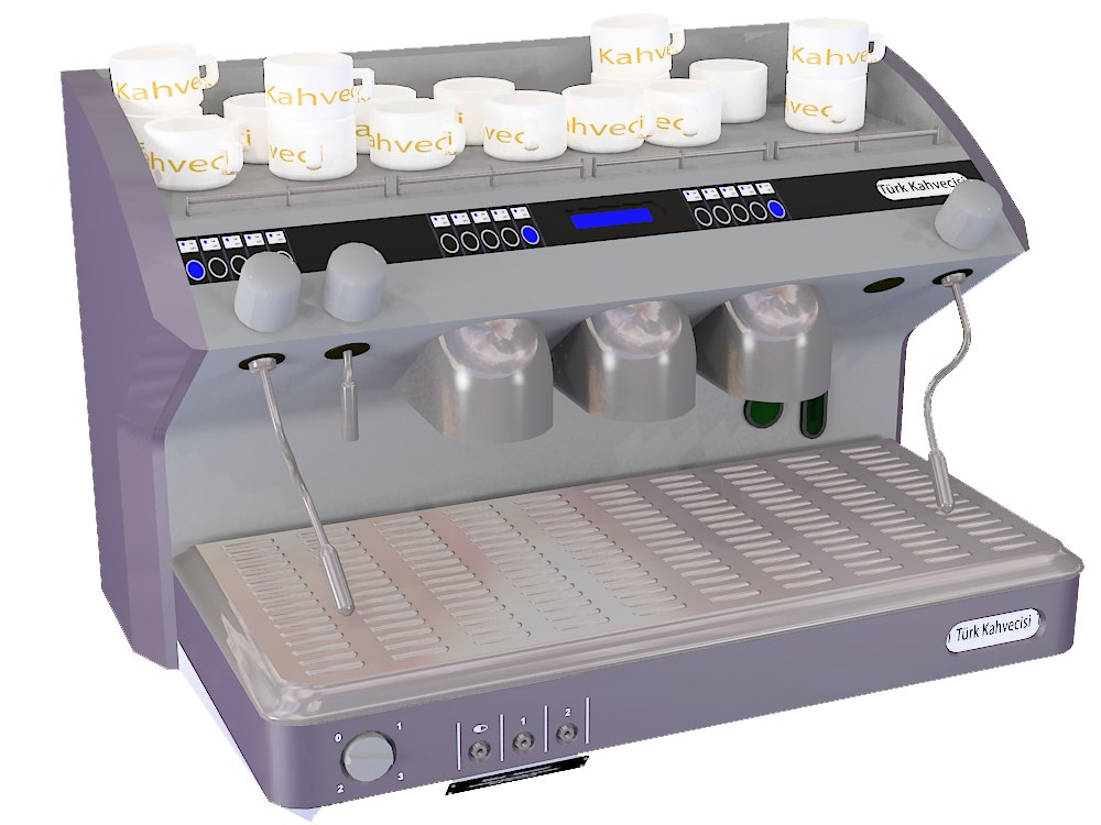 3d coffeemaker coffee machine model