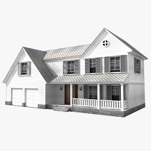 house american 3d max