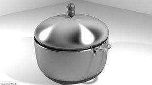 3d kitchenware steamer model