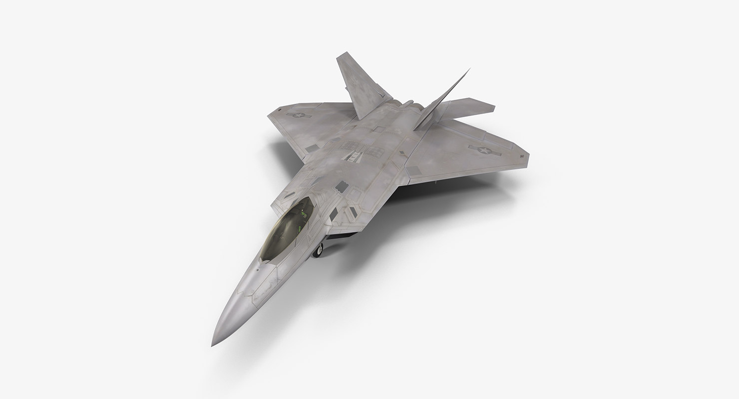 F-22 Raptor 3d Model C43