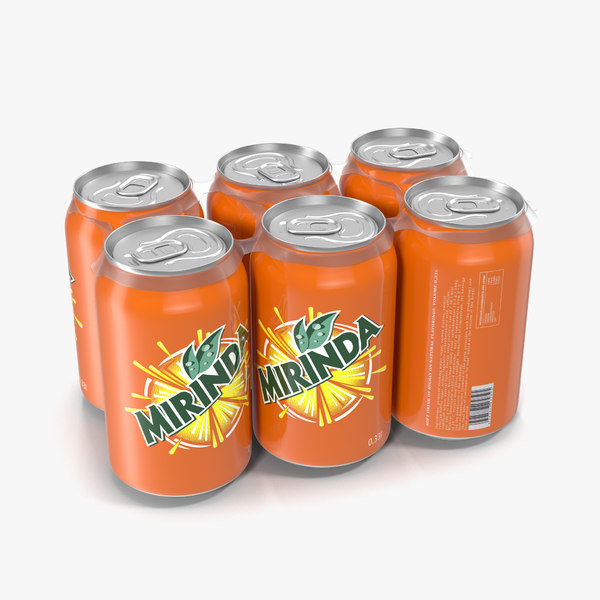 Sechserpack Dosen Mirinda 3d Modell 3d Modell Turbosquid