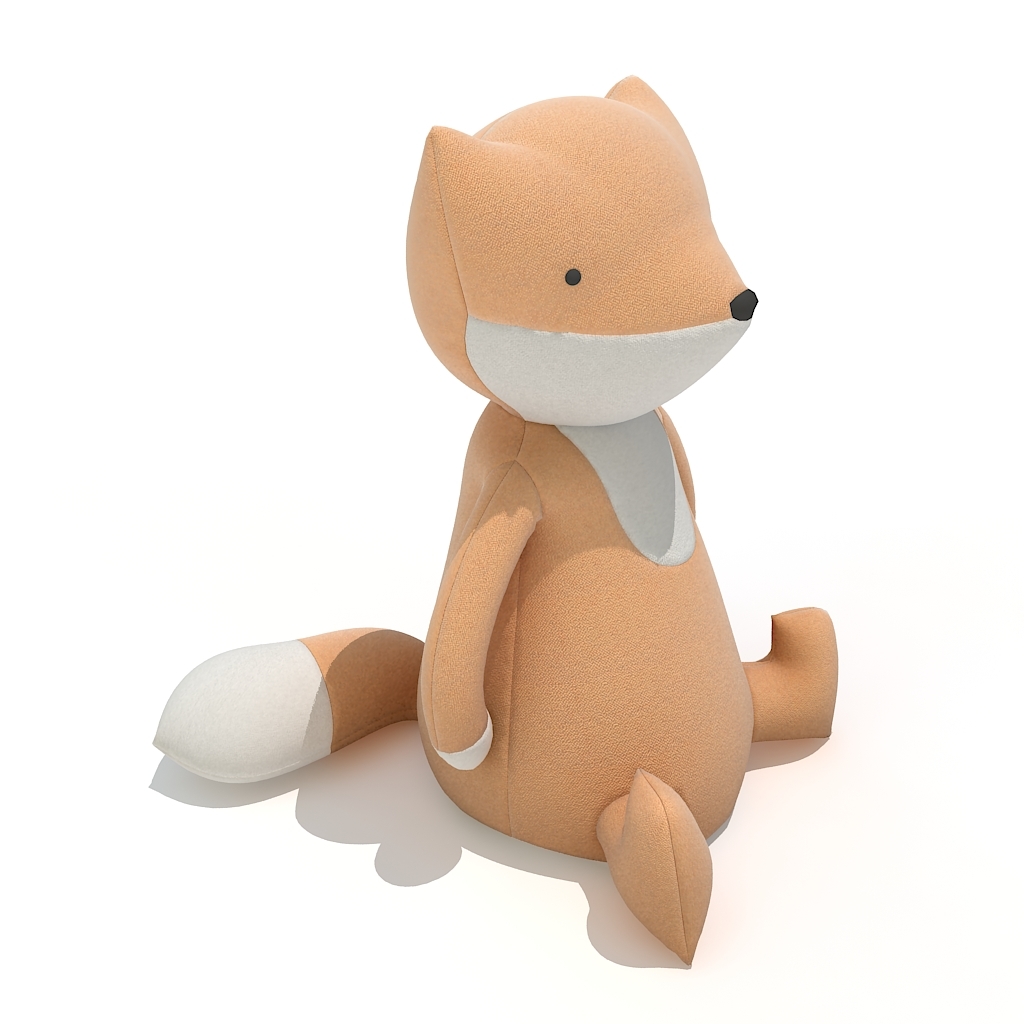 Free Obj Model Toy Fox