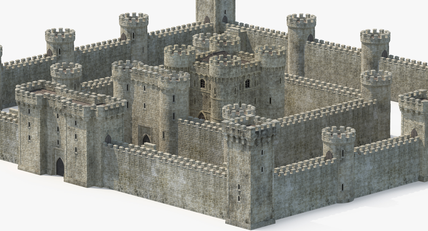 castle generic 3d max