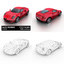 3d sports cars vehicle model