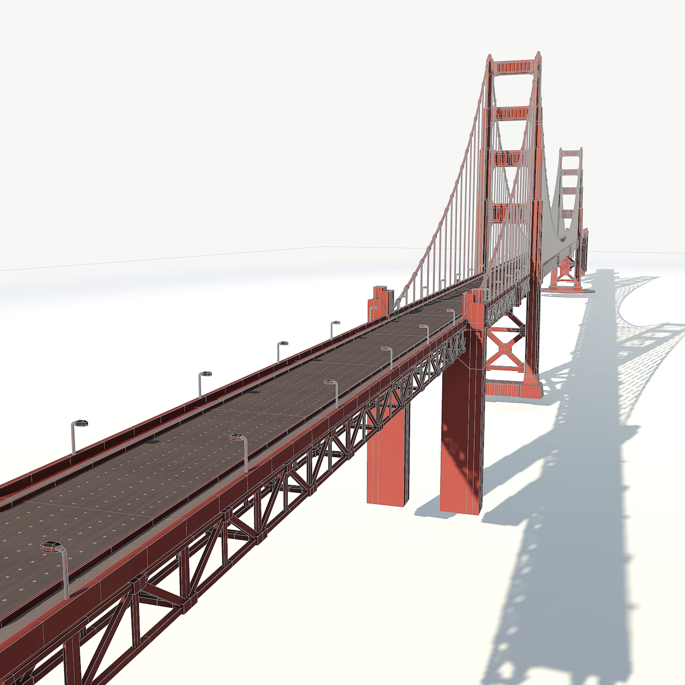 golden gate bridge 3d 3ds