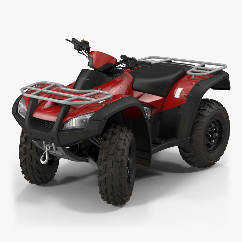 atv bike generic rigged 3d model