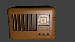 radio 1940 3d model
