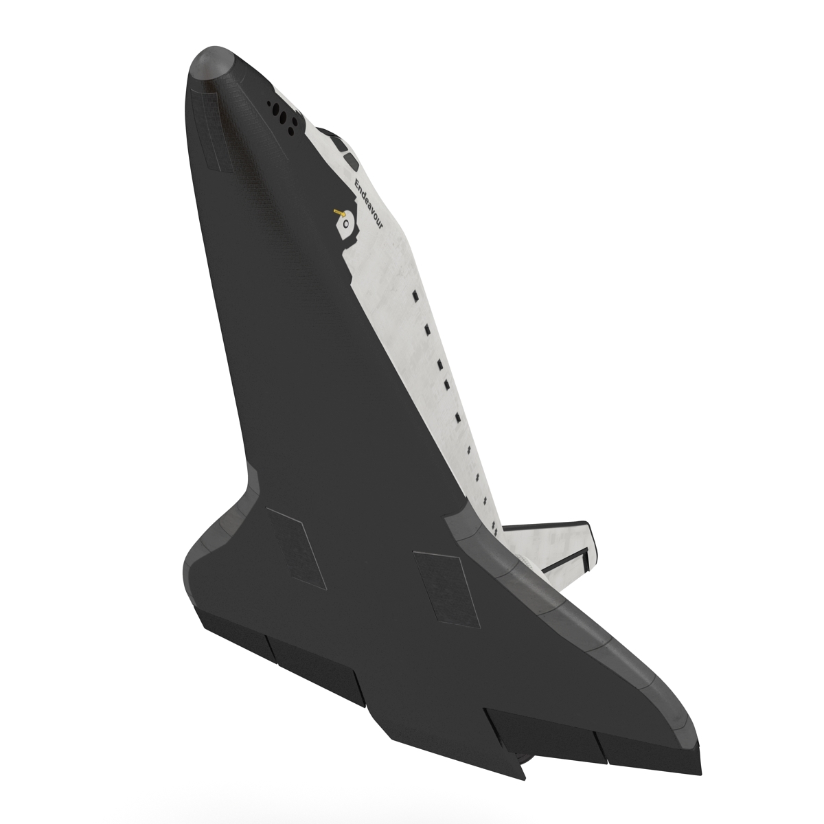 航天飞机奋进与助推器3d模型