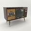 3d vintage olympic tv console model