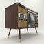 3d vintage olympic tv console model