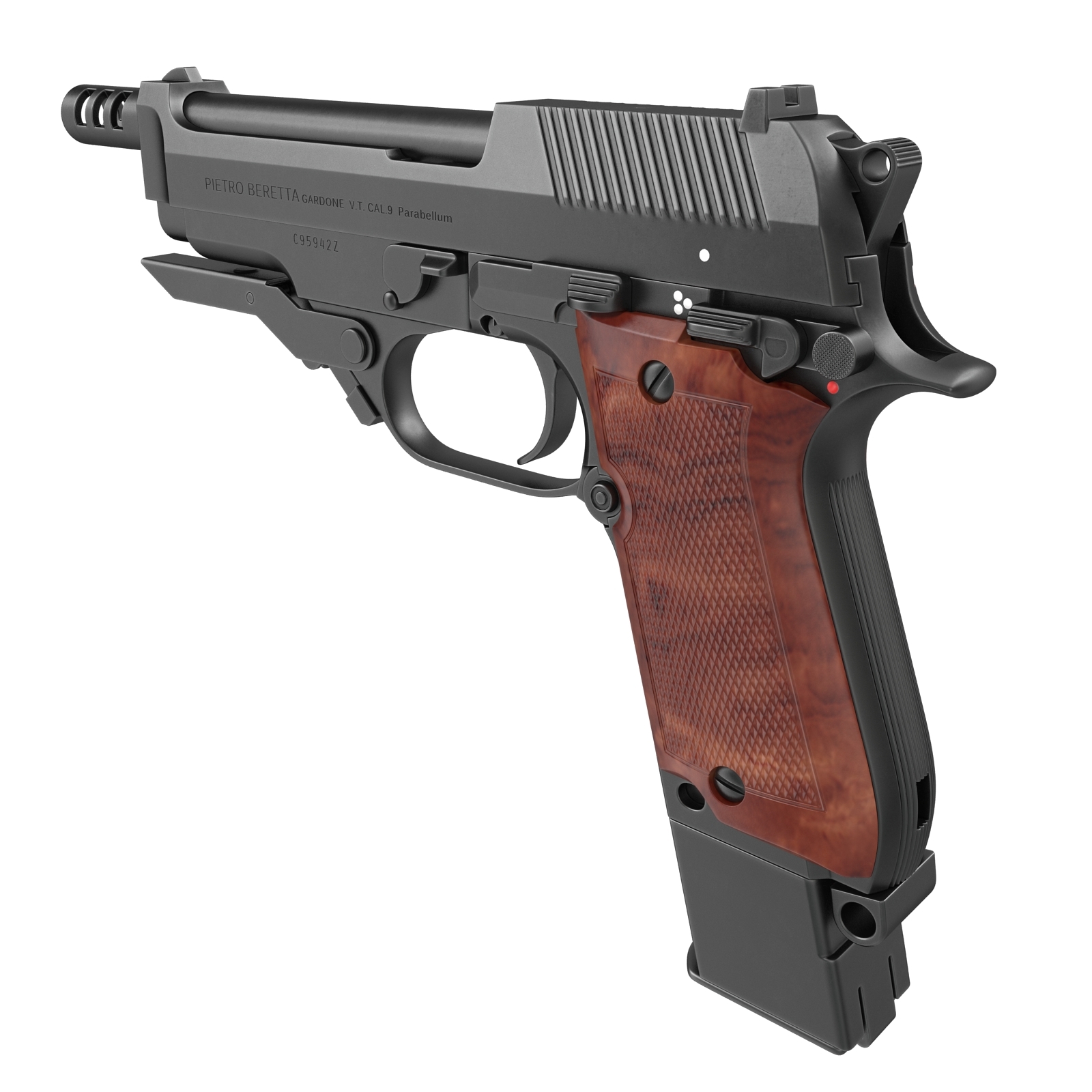 3d model beretta 93r