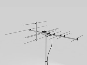 vhf antena 3d model