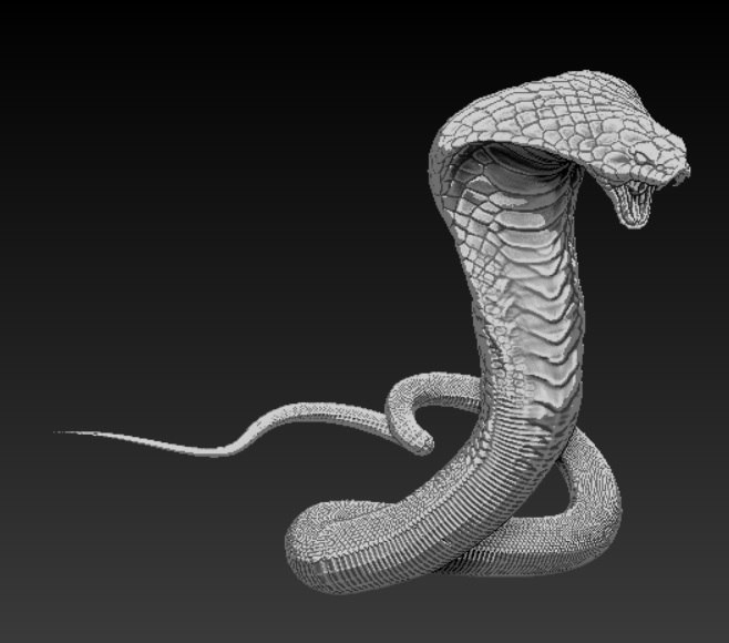 solid cobra 3d model