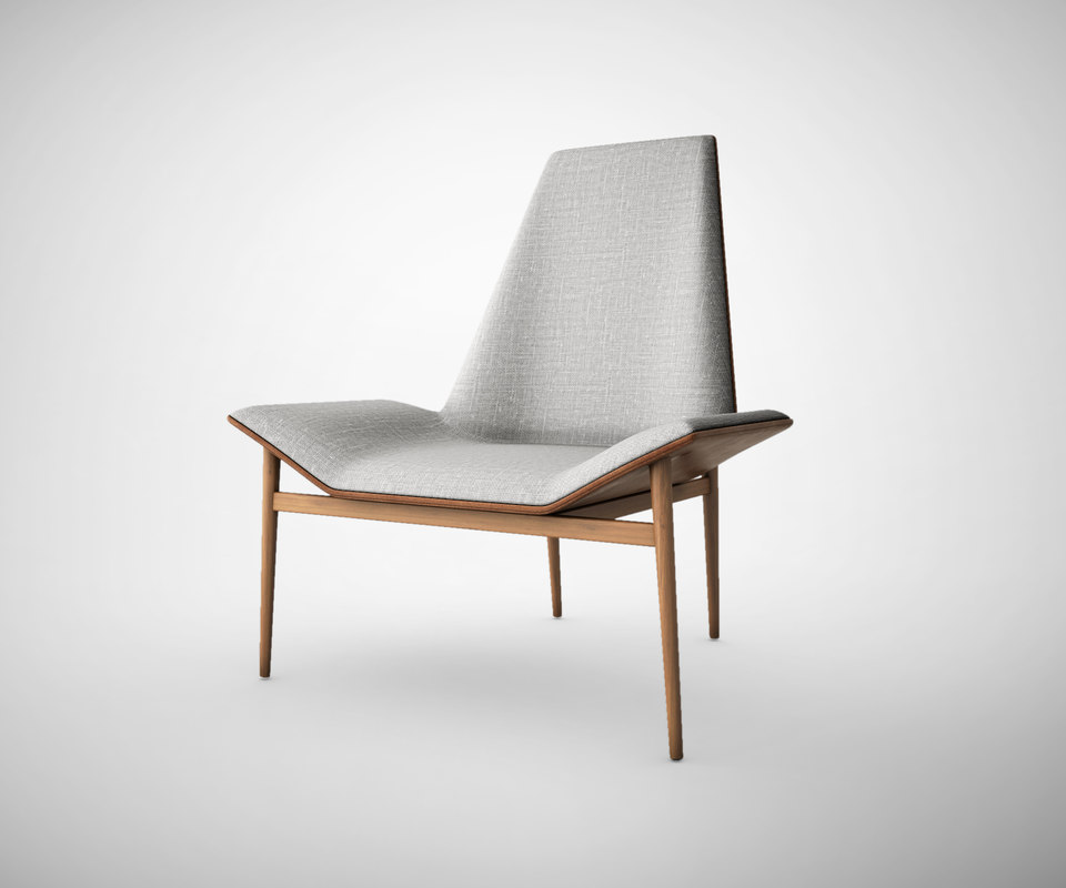 kent lounge chair 3d model
