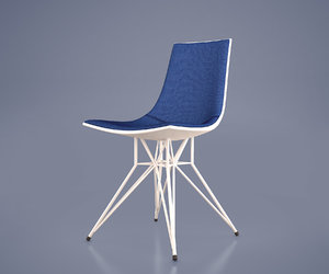 3d audley dining chair model