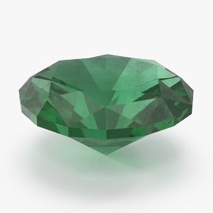 3d emerald model