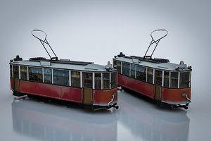 3d old tramway mc-1 model